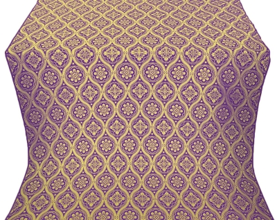 Byzantine metallic brocade (violet/gold)