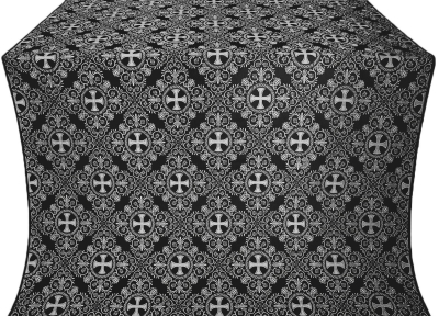 Alania metallic brocade (black/silver)