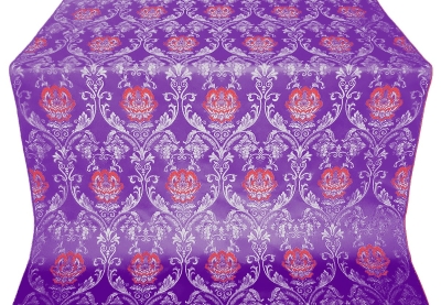 Pavlov Rose metallic brocade (violet/silver)