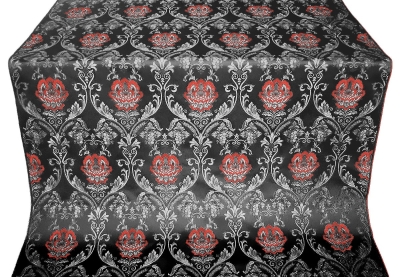 Pavlov Rose metallic brocade (black/silver)