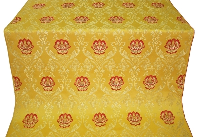 Pavlov Rose silk (rayon brocade) (yellow/gold)