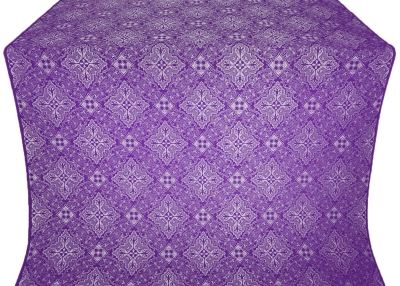 Vilno silk (rayon brocade) (violet/silver)