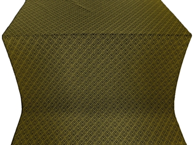 Omsk silk (rayon brocade) (black/gold)