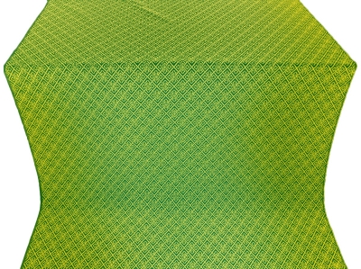 Omsk silk (rayon brocade) (green/gold)