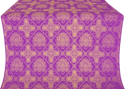 Donetsk metallic brocade (violet/gold)