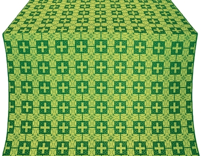 Czar's metallic brocade (green/gold)