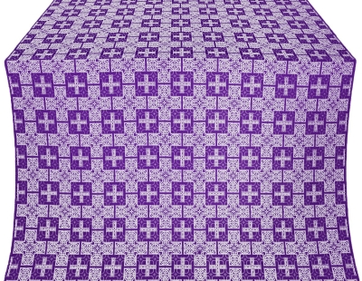 Czar's silk (rayon brocade) (violet/silver)