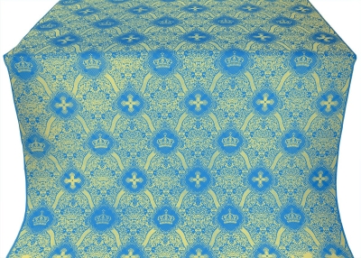 Kingdom metallic brocade (blue/gold)