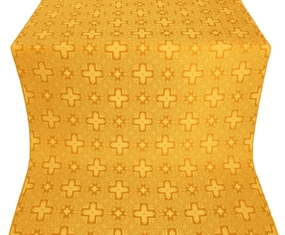 Ancient Byzantium silk (rayon brocade) (yellow/gold)
