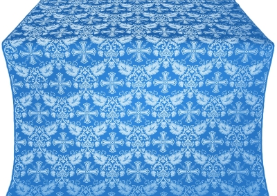 Koursk metallic brocade (blue/silver)