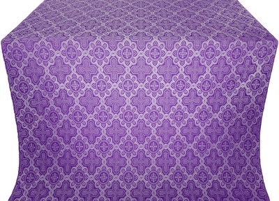 Kazan' silk (rayon brocade) (violet/silver)