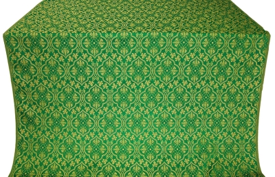 Arkhangelsk metallic brocade (green/gold)