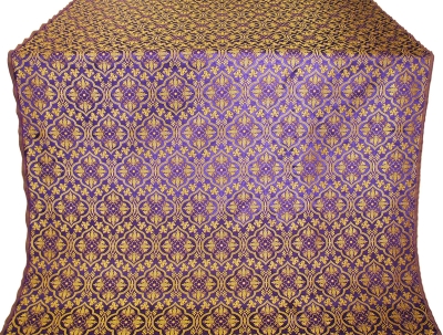 Arkhangelsk silk (rayon brocade) (violet/gold)