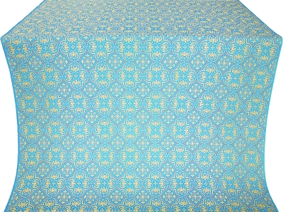 Vasiliya metallic brocade (blue/gold)