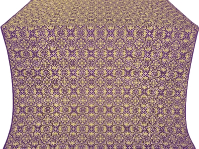 Vasiliya silk (rayon brocade) (violet/gold)