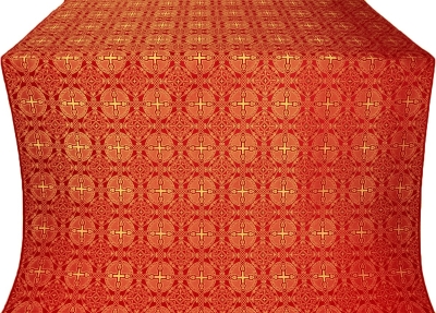 Mourom metallic brocade (red/gold)