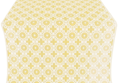 Mira Lycia metallic brocade (white/gold)