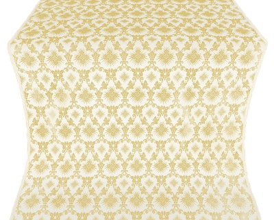 Loza metallic brocade (white/gold)