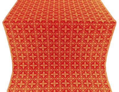 Lyubava metallic brocade (red/gold)