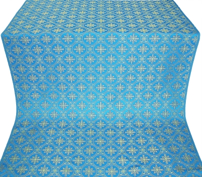 Lavra metallic brocade (blue/gold)