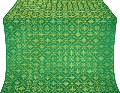 Lavra metallic brocade (green/gold)