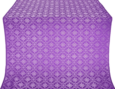 Lavra silk (rayon brocade) (violet/silver)