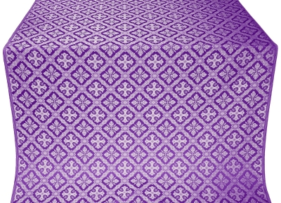 Canon silk (rayon brocade) (violet/silver)