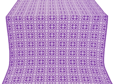 Elizabeth metallic brocade (violet/silver)