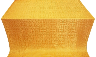 Elizabeth silk (rayon brocade) (yellow/gold)