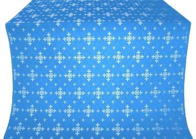 Belozersk metallic brocade (blue/silver)