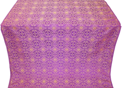 Corinth silk (rayon brocade) (violet/gold)