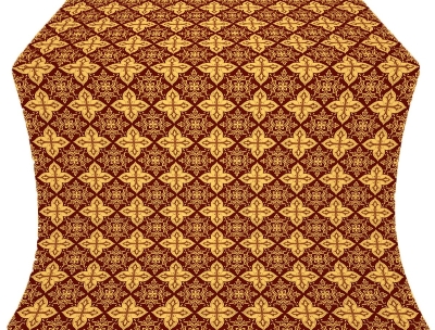 Vera metallic brocade (claret/gold)