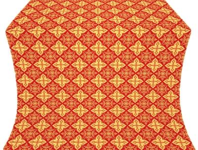 Vera metallic brocade (red/gold)