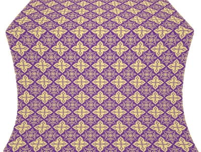 Vera silk (rayon brocade) (violet/gold)