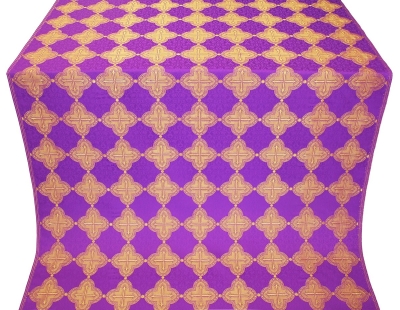 Kolomna silk (rayon brocade) (violet/gold)