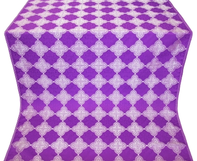 Kolomna silk (rayon brocade) (violet/silver)