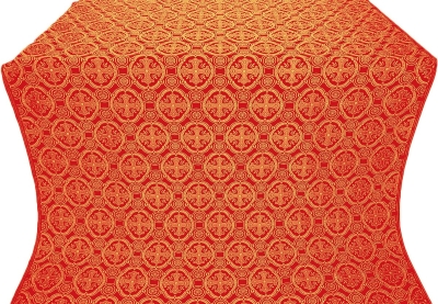 Paschal Egg metallic brocade (red/gold)