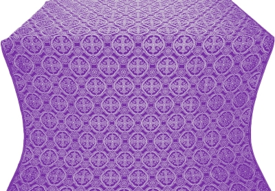 Paschal Egg silk (rayon brocade) (violet/silver)