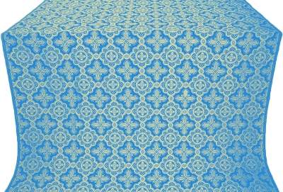 Old-Greek silk (rayon brocade) (blue/gold)