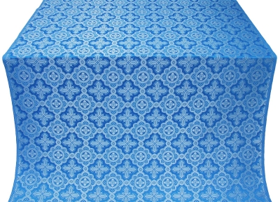 Old-Greek silk (rayon brocade) (blue/silver)