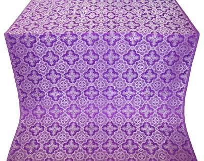 Old-Greek silk (rayon brocade) (violet/silver)