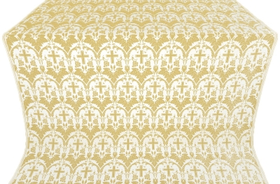 Vinograd metallic brocade (white/gold)