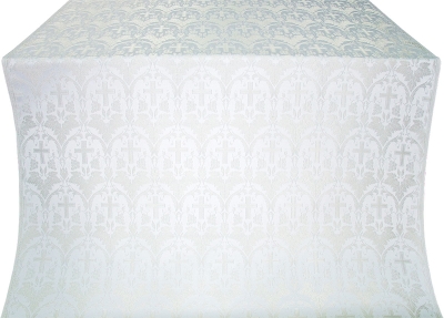 Vinograd metallic brocade (white/silver)