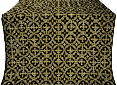 Gouslitsa metallic brocade (black/gold)