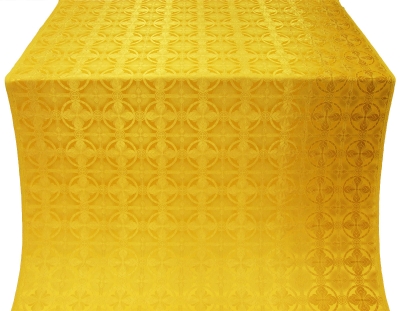 Izborsk silk (rayon brocade) (yellow/gold)