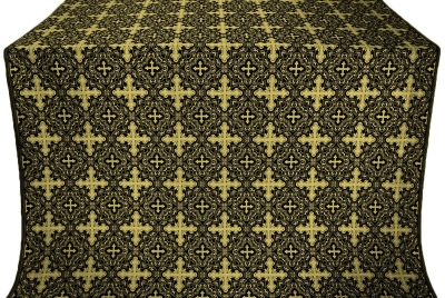 Polotsk metallic brocade (black/gold)