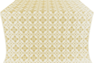 Vasilisa metallic brocade (white/gold)