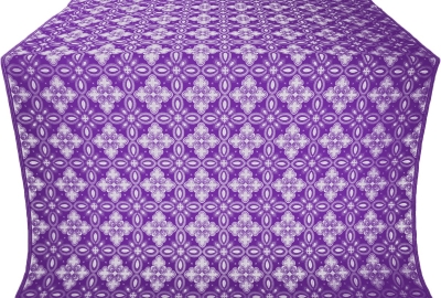 Vasilisa silk (rayon brocade) (violet/silver)