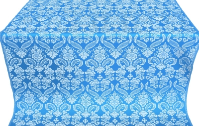 Cassowary metallic brocade (blue/silver)