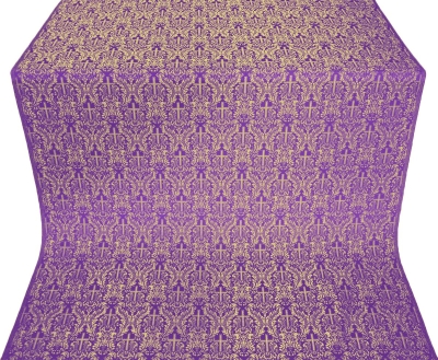 Small Ligouriya metallic brocade (violet/gold)